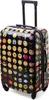 A black suitcase covered in various emoji and icons. Náhled obrázku produktu