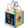 Drewniana kostka edukacyjna manipulacyjna sorter Podgląd zdjęcia produktu 2