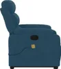 masážne kreslo vidaXL s asistentom stúpania Blue Velvet Náhľad obrázku produktu 7