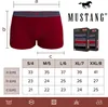 Mustang Herren Boxershorts Baumwolle 3 Stück 4148, M Produktbild-Vorschau 9