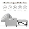 BEALIFE Schlafsofa 135x177x85 cm mit ausziehbarer Produktbild-Vorschau 2