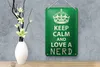 Blechschild Spruch 12x18cm Keep Calm and love a nerd Produktbild-Vorschau 4