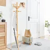 COSTWAY Wieszak na ubrania 182 cm, drewniany wieszak na Podgląd zdjęcia produktu 1