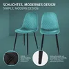 ML-Design zestaw 4 krzeseł do jadalni z oparciem, benzyna, Podgląd zdjęcia produktu 3