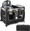 DREAMADE Reisebett mit Matratze, 6-in-1 Babybett, Produktbild-Vorschau 1