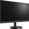 A black computer monitor on a black background. Voir les images du produit