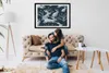 Bild - Bilderrahmen - 100 cm x 70 cm - MDF - Rahmen - Foto Produktbild-Vorschau 3