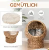 PawHut Rattan Katzenkorb Katzenhöhle Katzenhütte Katzenbett Produktbild-Vorschau 5