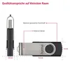 Hama USB-Stick Rotate, USB 2.0, 8GB, Schwarz/Silber Produktbild-Vorschau 4
