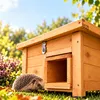 Relaxdays: Casita para erizos con base, entrada Vista previa de la imagen del producto 5