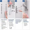 Soporte para toallas de pared de acero inoxidable 304 de Vista previa de la imagen del producto 3