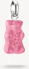 A pink gummy bear charm with a silver loop for attachment, presented against a white background. Anteprima dell’immagine prodotto