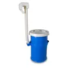 A blue and white skimmer for a pool, shown against a white background. Produktbild-Vorschau