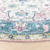 Teppich Vintage Rund - Lily Oriental Blau Rosa Produktbild-Vorschau 6