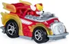 A toy vehicle with a character in the driver's seat, presented against a white background. Produktbild-Vorschau