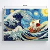 Malen nach Zahlen Great Wave One Piece Gemälde 50x40 cm Produktbild-Vorschau 3