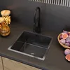 Granitan | Stahlspüle - Spülbecken 1-Kammer - 46,8x44,8 cm Produktbild-Vorschau 3