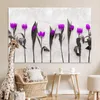 MuchoWow® Poster Blumen - Tulpen - Lila 180x120 cm - Produktbild-Vorschau 7