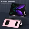 Galaxy Z Fold2 Hülle, Schlank Flip Leder View-Fenster Produktbild-Vorschau 4