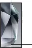 A screen protector is placed over a smartphone screen. Produktbild-Vorschau