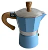 Espressokocher 3 Tassen Aluminium Blau Mokkakanne Produktbild-Vorschau 11