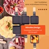 Padelle per raclette Syntrox quadrate con manico in bambù 8 Anteprima dell’immagine prodotto 6