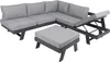 Garden Pleasure Loungegruppe Donna grau, anthrazit Metall, Produktbild-Vorschau 1