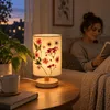 DIY Nachtlicht mit Trockenblumen, Blanko Stoffschirm, 3 Produktbild-Vorschau 9