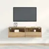 vidaXL TV-Wandschrank 100 x 30 x 30 cm Artisan-Eiche Produktbild-Vorschau 4
