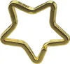 20 Herz Stern Schlüsselringe gold gemischte Formen Produktbild-Vorschau 3