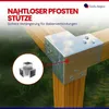 GeZu Impex Pfostenecke für 3 Balken 71 x 71 mm Produktbild-Vorschau 3