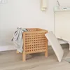 vidaXL Koupelnová stolička 48x47,5x52 cm ořechový masiv Náhled obrázku produktu 3