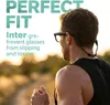 3 bandeaux pour lunettes, réglables, noirs, pour le sport Voir les images du produit 4