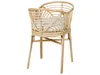 BELIANI Stubenbett Natürlicher Farbton Rattan mit Gestell Produktbild-Vorschau 4