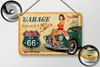 Blechschild Pinup 18x12cm Retro Garage open 24 hours Produktbild-Vorschau 2