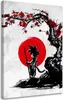 Leinwandbild goku und der rote mond anime 40x60 cm Feeby Produktbild-Vorschau 1
