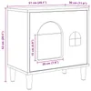 vidaXL Katzenhaus Altholz 51 x 30 x 52 cm Holzwerkstoff Produktbild-Vorschau 8