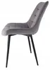 Stuhl MISTY, grau, Samt, gesteppte Sitzfläche, Höhe 83 cm, Produktbild-Vorschau 9