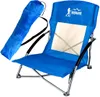 Tourist und Strandstuhl mit Armlehnen 55x58x64cm faltbar Produktbild-Vorschau 4