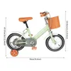 12 Zoll Kinderfahrrad mit Stützen grün für 80-110cm Mädchen Produktbild-Vorschau 3