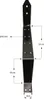 A black metal bracket with measurement indicators. Podgląd zdjęcia produktu