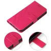 A pink floral flip cover for a Huawei P30 Lite phone is shown against a white background. Close-up insets highlight the closure strap and the phone's edge within the case. Produktbild-Vorschau