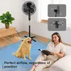 EXTRALINK stojanový ventilátor, ventilátor s 3 rýchlostnými Náhľad obrázku produktu 5