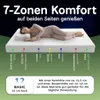 SLUMBIO 7-Zonen Wendematratze -  90 x 200 x 12 cm - H2/H3 Produktbild-Vorschau 4