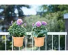 Elho Blumentopf + Halter Green Basics Ø 20 x 18,5 cm mild Produktbild-Vorschau 6