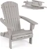 COSTWAY Sedia Adirondack pieghevole, sedia da giardino con Anteprima dell’immagine prodotto 1