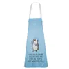 Mr. & Mrs. Panda Grillschürze Pinguin Duschen - Eisblau - Produktbild-Vorschau 4
