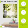 ARTland Poster Asiatische Spa Steine Größe: 40x40 cm Produktbild-Vorschau 2