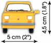 Cobi Youngtimer 24530 Polski Fiat 126P 24530 Náhled obrázku produktu 14