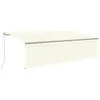 A cream-colored retractable awning is shown against a white background. Náhled obrázku produktu